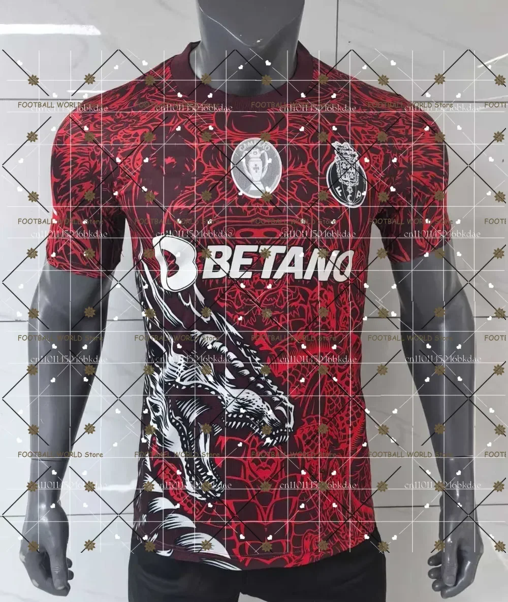 25-26 Porto Red Special Edition Fan Edition Football Shirt Short Sleeve Top Adult And Children's Sports Training Shirt
25-26 Porto Red Special Edition Fan Edition Football Shirt Short Sleeve Top Adult And Children's Sports Training Shirt