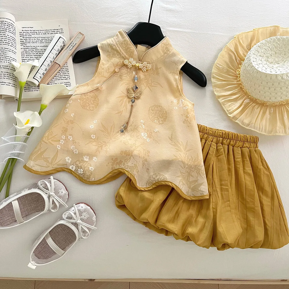 Girls Clothes Sets Summer 2025 Children Fashion Dress Tops Shorts Hat 3pcs Suit For Baby Birthday Party Outfits Kids Costume 8Y
Girls Clothes Sets Summer 2025 Children Fashion Dress Tops Shorts Hat 3pcs Suit For Baby Birthday Party Outfits Kids Costume 8Y