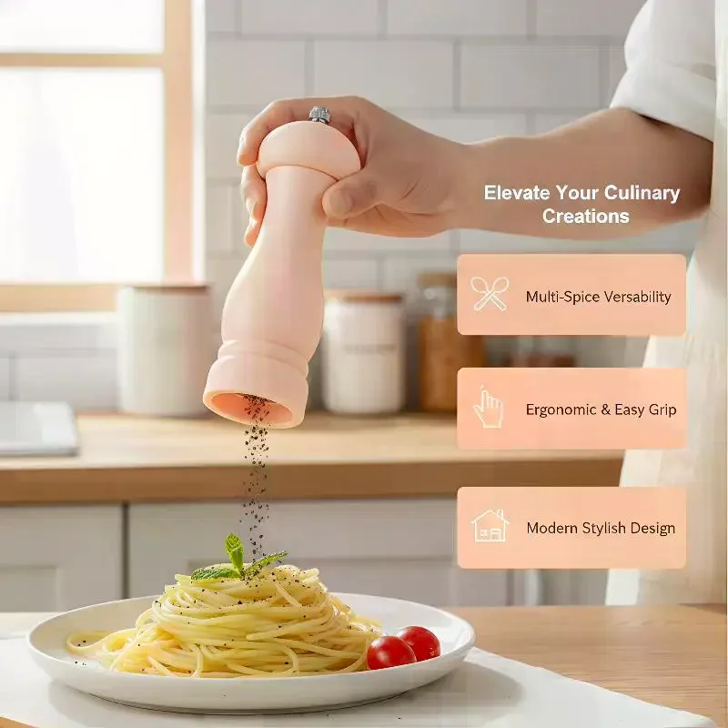 Pepper Grinder, With Adjustable Grinder, Traditional Salt Grinder Or Pepper Grinder, Suitable For Home Kitchens, Restaurants
Pepper Grinder, With Adjustable Grinder, Traditional Salt Grinder Or Pepper Grinder, Suitable For Home Kitchens, Restaurants