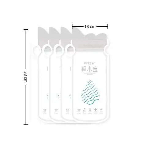 Portable Disposable Off-road Emergency Urine Vomit Bags 4Pcs 700ml Leakproof for Car Camping Hiking Outdoor Adventures