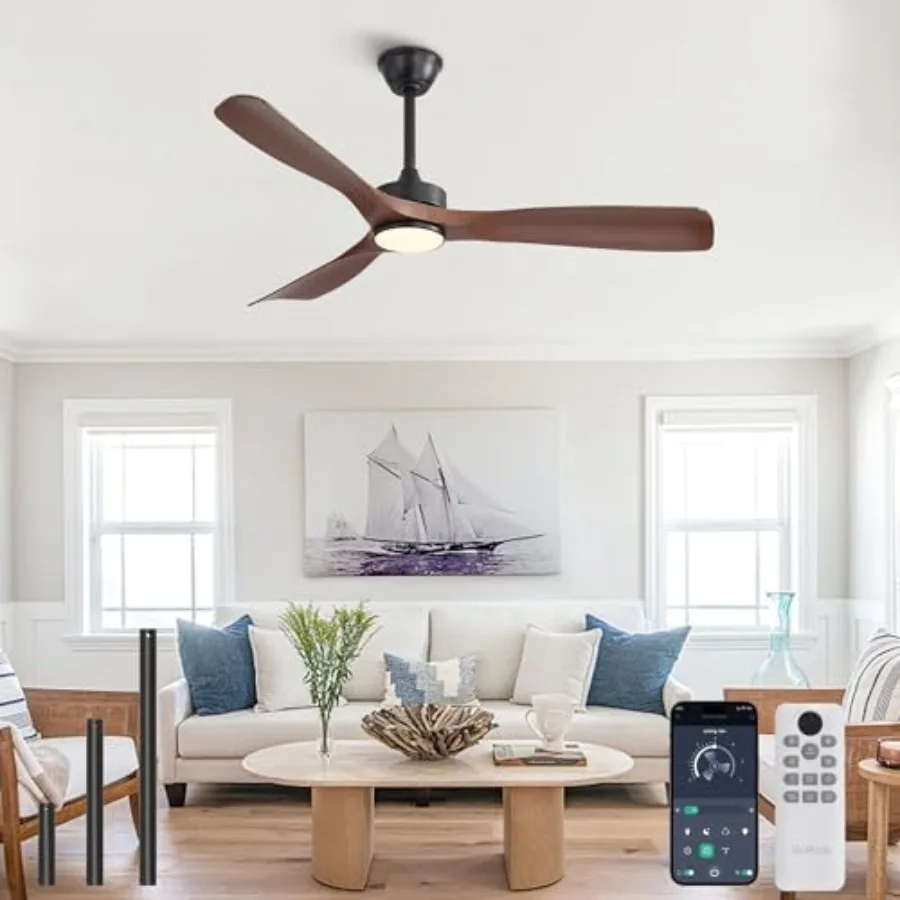 Bedroom living room patio porch farmhouse ceiling fan application, ABS material, white color, 52 inch modern design with light,
Bedroom living room patio porch farmhouse ceiling fan application, ABS material, white color, 52 inch modern design with light,