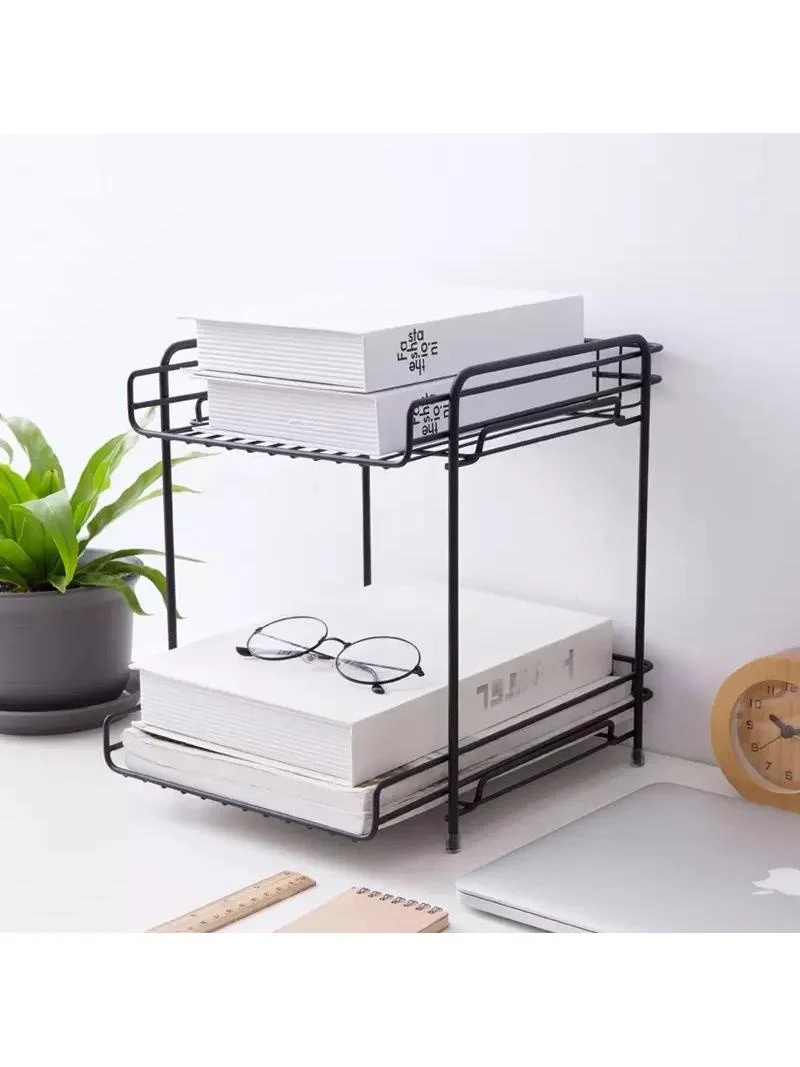 Iron Art Desktop Storage Rack Office File Organizer No Drilling Space Kitchen Utensil Storage Basket Japanese Style Shelf
Iron Art Desktop Storage Rack Office File Organizer No Drilling Space Kitchen Utensil Storage Basket Japanese Style Shelf