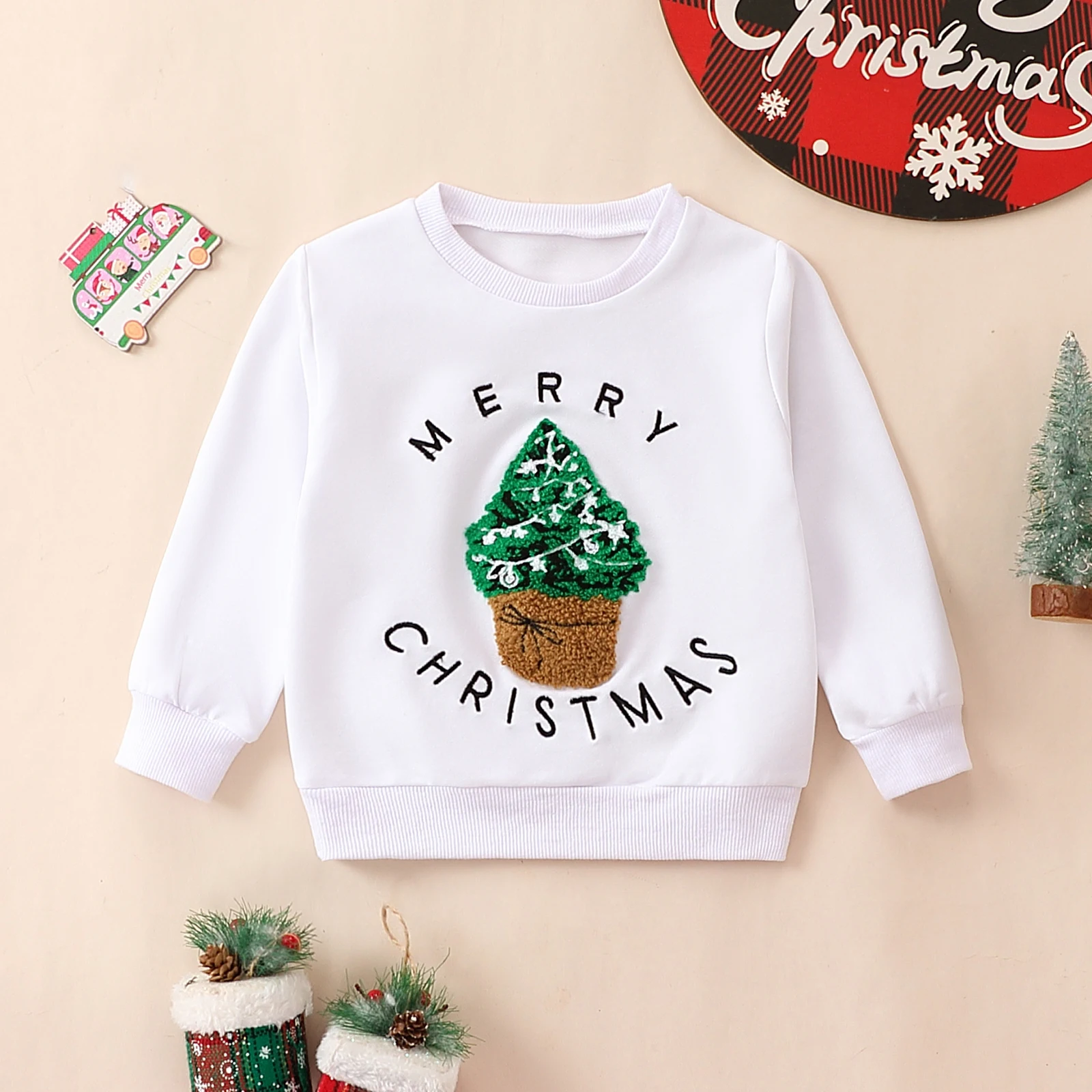 Baby Boy Girls Christmas Sweatshirts Outfit Fuzzy Letter Embroidery Long Sleeve Loose Pullover Sweatshirts Xmas Warm Tops
Baby Boy Girls Christmas Sweatshirts Outfit Fuzzy Letter Embroidery Long Sleeve Loose Pullover Sweatshirts Xmas Warm Tops