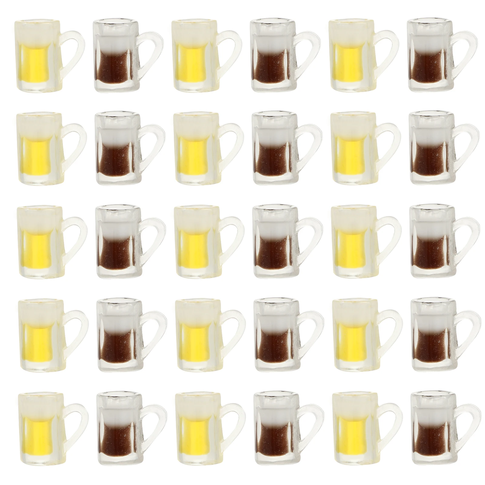 30pcs Beer Bottle Resin Accessories Yellow Coffee Dollhouse Crafts Dinning Room Decor Phone Case DIY
30pcs Beer Bottle Resin Accessories Yellow Coffee Dollhouse Crafts Dinning Room Decor Phone Case DIY