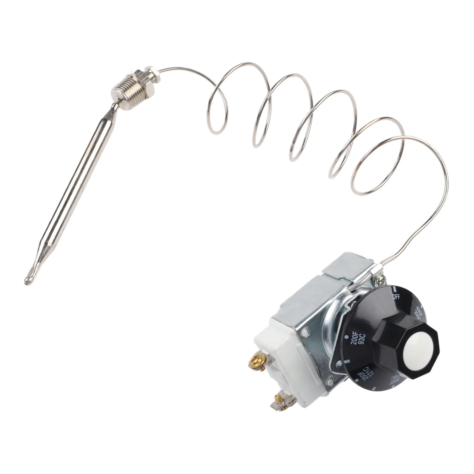 Commercial Kitchen Equipment Part Low Voltage Control Gas Fryer Thermostat Multiple Applications Nickel-Plated Copper Probe
Commercial Kitchen Equipment Part Low Voltage Control Gas Fryer Thermostat Multiple Applications Nickel-Plated Copper Probe