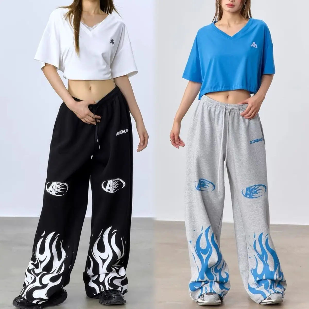 American fashion brand printed street dance sports pants women's hip-hop jazz pants wide leg casual sweatpants leg binding pants
American fashion brand printed street dance sports pants women's hip-hop jazz pants wide leg casual sweatpants leg binding pants