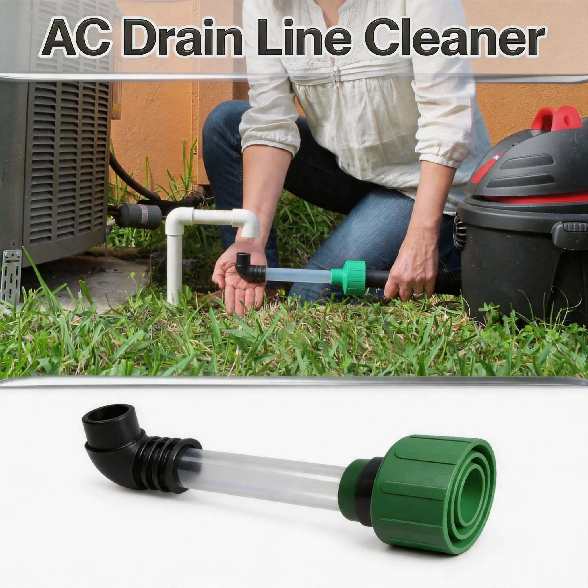Universal Fit Shop Vac Adapter Wet/Dry Vacuum Attachment AC Drain Line Cleaner for HVAC Condensate Air Conditioner Clogs
Universal Fit Shop Vac Adapter Wet/Dry Vacuum Attachment AC Drain Line Cleaner for HVAC Condensate Air Conditioner Clogs