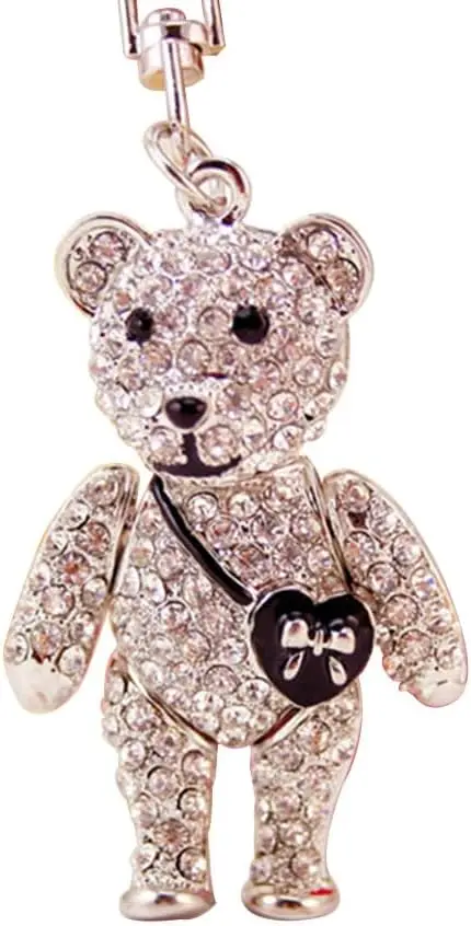 One Pack Cute Ankle Backpack Bear Animal Rhinestone Car Keychain Ring Chain Gift Bag Buckle Charms for Girlfriend Boyfriend
One Pack Cute Ankle Backpack Bear Animal Rhinestone Car Keychain Ring Chain Gift Bag Buckle Charms for Girlfriend Boyfriend