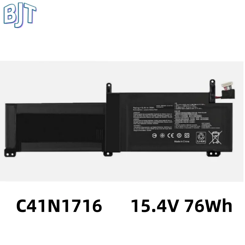 New Laptop Battery C41N1716 15.4V 76Wh For ASUS ROG Strix GL703GS GL703GM GL703GM-NS73 GL703GM-DS74 GL703GM-EE033T C41PQPH
New Laptop Battery C41N1716 15.4V 76Wh For ASUS ROG Strix GL703GS GL703GM GL703GM-NS73 GL703GM-DS74 GL703GM-EE033T C41PQPH