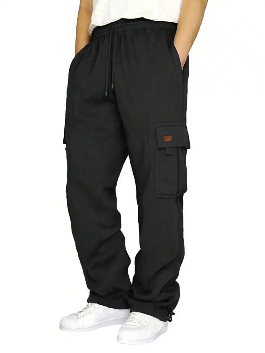 Mens Loose Cargo Pants Casual Drawstring Elastic Waist Wide Leg Sweatpants Outdoor Trousers
Mens Loose Cargo Pants Casual Drawstring Elastic Waist Wide Leg Sweatpants Outdoor Trousers