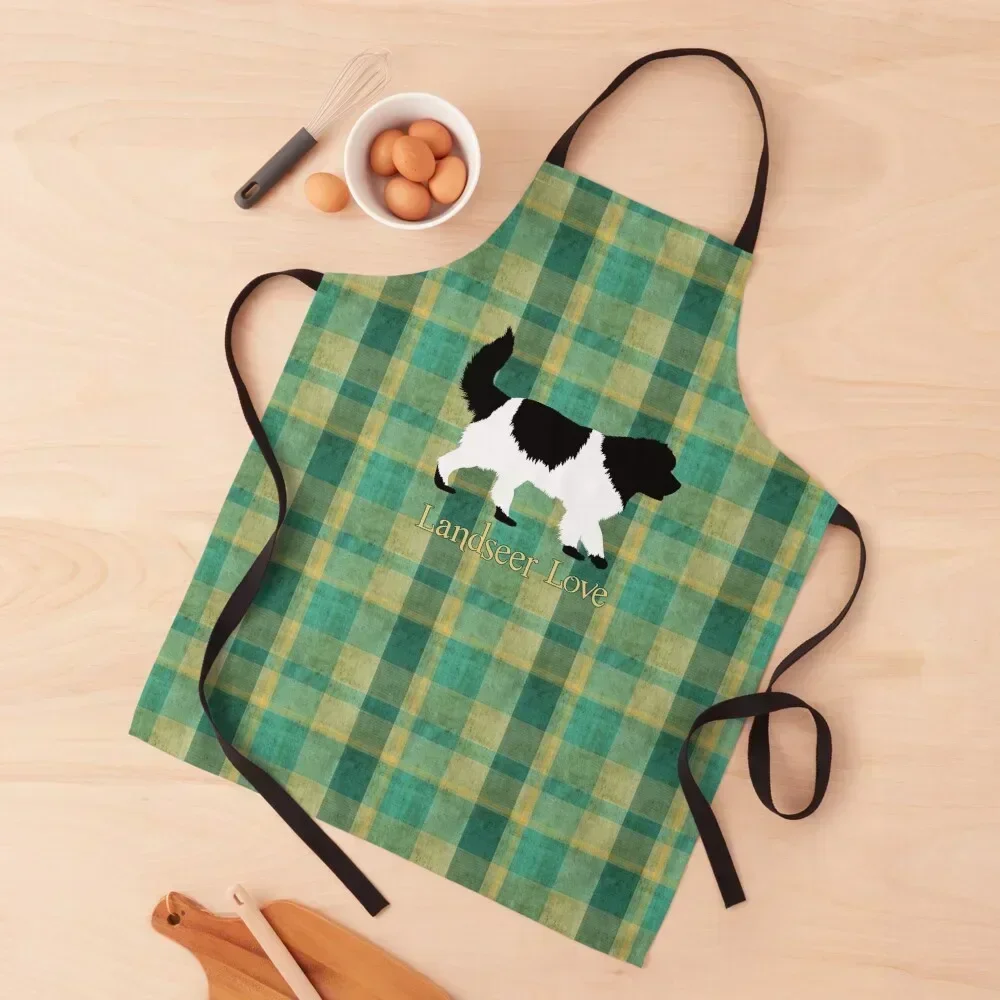 Landseer Newfie Love Apron Korean Household Items Kitchen Things For The Home Waterproof Kitchen Woman Apron 
Landseer Newfie Love Apron Korean Household Items Kitchen Things For The Home Waterproof Kitchen Woman Apron