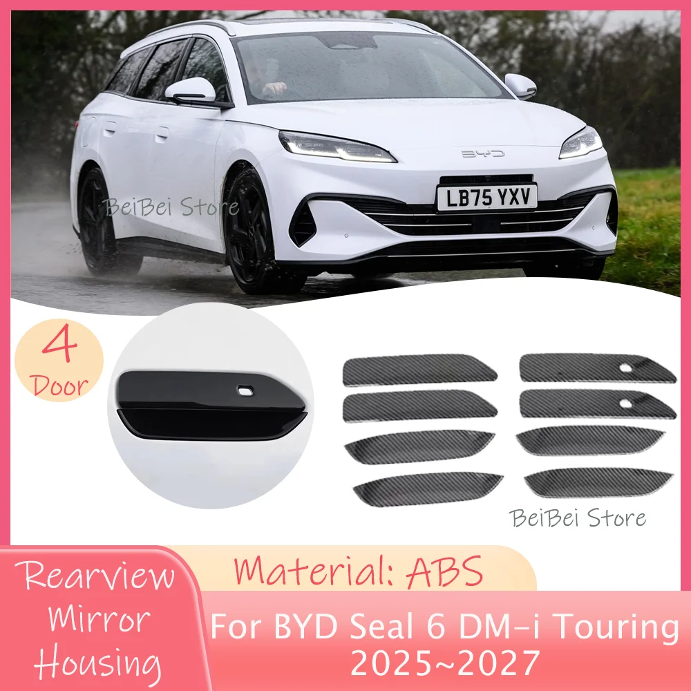 For BYD Seal 6 DM-i Touring 2025~2027 2026 Car Exterior Door Handles Door Bowl Covers Anti-Scratch Decorat Modificat Accessories
For BYD Seal 6 DM-i Touring 2025~2027 2026 Car Exterior Door Handles Door Bowl Covers Anti-Scratch Decorat Modificat Accessories