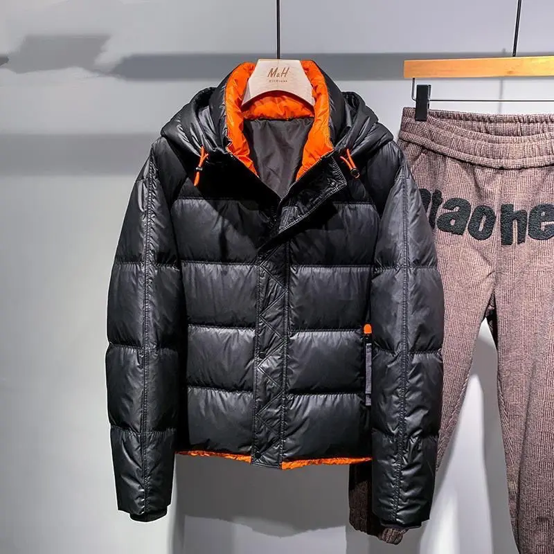 Winter 2024 Men's Casual Hooded Cotton Jacket Short Style Youth Fashion Windproof Bread Coat Zipper Closure Color
Winter 2024 Men's Casual Hooded Cotton Jacket Short Style Youth Fashion Windproof Bread Coat Zipper Closure Color