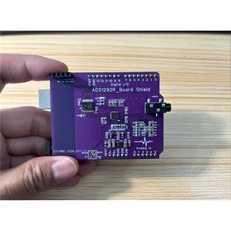 B48A ADS1293 ECG Digital Electrocardiogram Physiological Signal Measurement Module 24 Bit Analog Front End ADS1292
