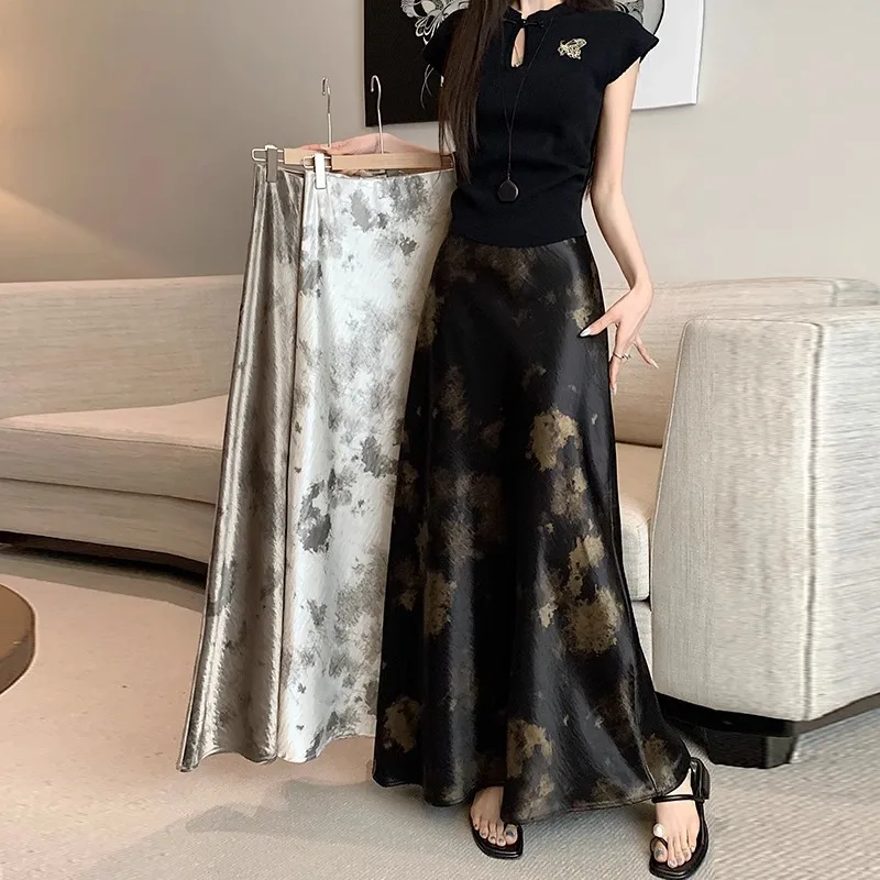 Women Skirts Print Skirt A Line Ankle Length Elastic Empire Waist Slight Strech Loose Fit Casual Office Lady Elegant 2026 Summer
Women Skirts Print Skirt A Line Ankle Length Elastic Empire Waist Slight Strech Loose Fit Casual Office Lady Elegant 2026 Summer