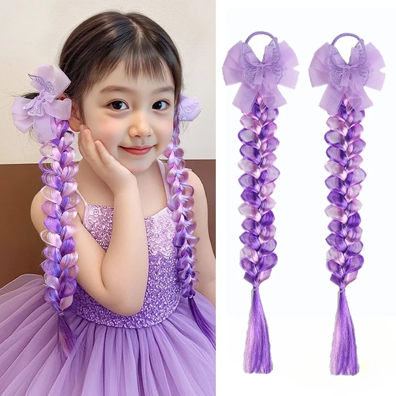 Sweet Girls Headwear Princess Mesh Bow Elastic Rubber Bands Ropes Kids Hairbands Children Blue Ponytail Wig Braid Hair Headwer
Sweet Girls Headwear Princess Mesh Bow Elastic Rubber Bands Ropes Kids Hairbands Children Blue Ponytail Wig Braid Hair Headwer