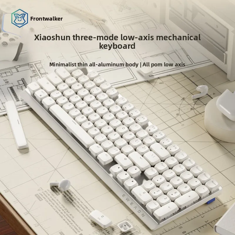 EWEADN MK100 Low-Profile Mechanical Keyboard - Wireless Bluetooth Tri-Mode, Silent, Ultra-Thin, Portable, for Women's Office Use
EWEADN MK100 Low-Profile Mechanical Keyboard - Wireless Bluetooth Tri-Mode, Silent, Ultra-Thin, Portable, for Women's Office Use