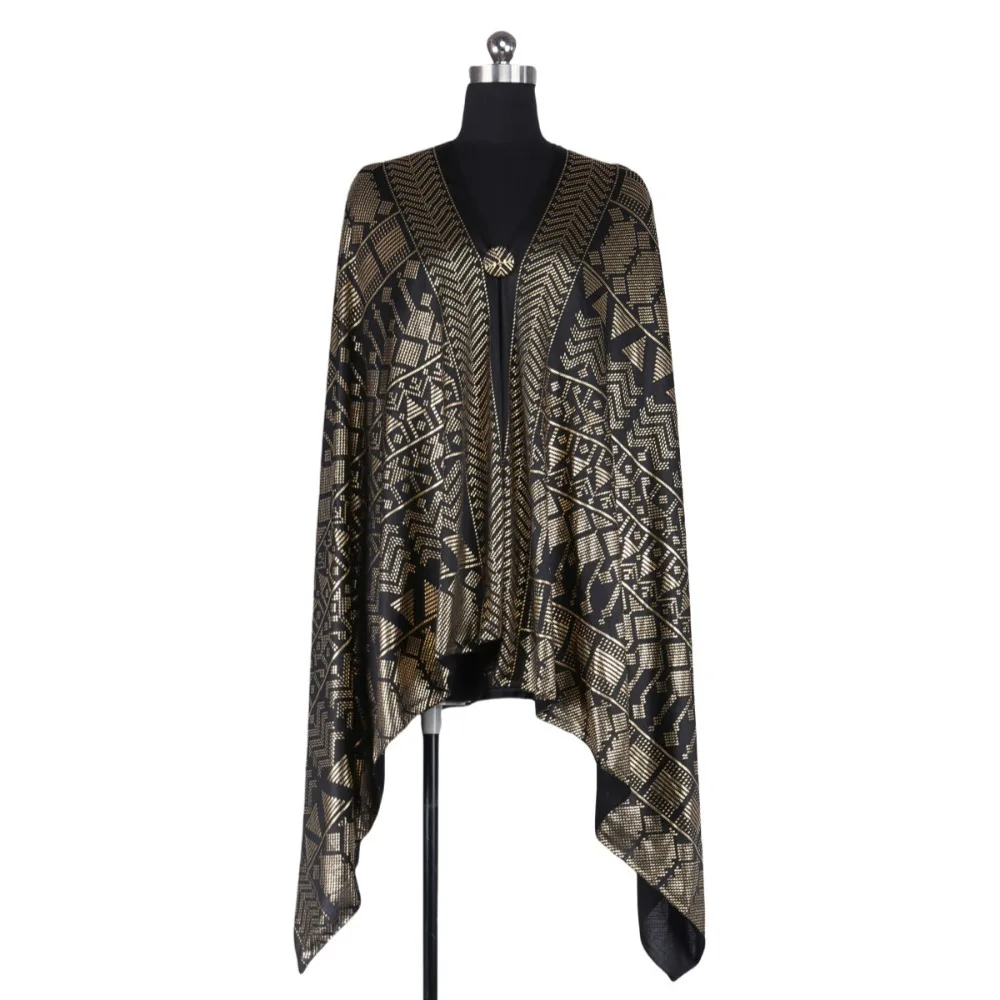 Gorgeous Lady Sunscreen Scarf Shawls Gold Stamping Retro Style Evening Shawl Versatile Breathable Hijabs Women Scarves
Gorgeous Lady Sunscreen Scarf Shawls Gold Stamping Retro Style Evening Shawl Versatile Breathable Hijabs Women Scarves