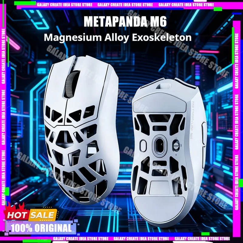Игровая мышь Metapanda M6, магниевый алюминиевый сплав, двойная, 8k, легкая, с отверстиями, трехрежимная, пользовательские, высокопроизводительные мыши, подарки для ПК
Игровая мышь Metapanda M6, магниевый алюминиевый сплав, двойная, 8k, легкая, с отверстиями, трехрежимная, пользовательские, высокопроизводительные мыши, подарки для ПК