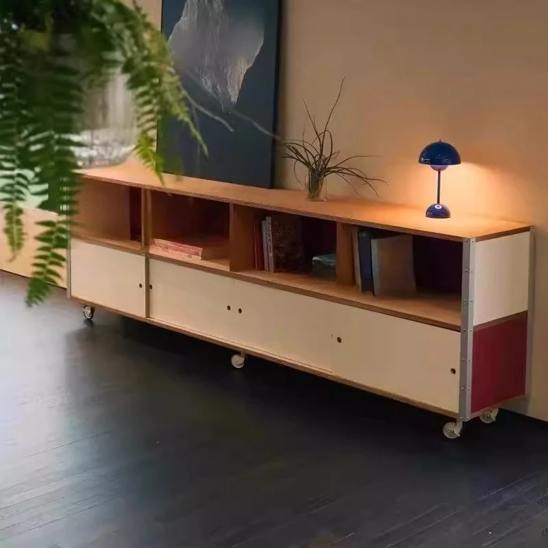 Movable ocean panel TV cabinet Modern simple household small apartment living room storage video cabinet
Movable ocean panel TV cabinet Modern simple household small apartment living room storage video cabinet