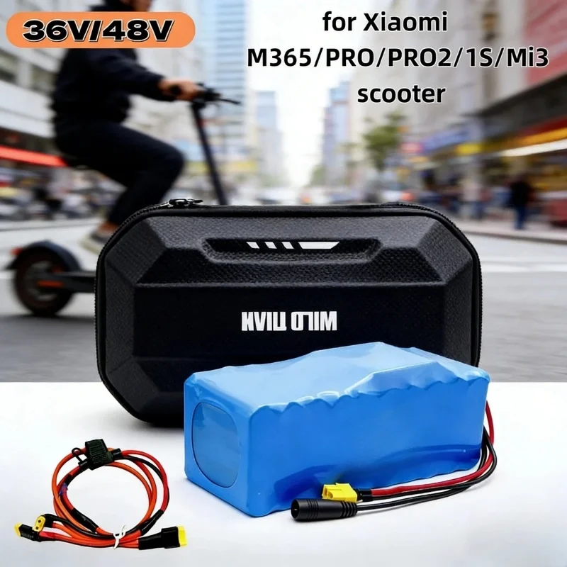 High Capacity 36V/48V 12Ah Battery Kit– Parallel Connection Upgrade for Xiaomi M365/PRO/PRO2/1S Scooter with Durable Storage Bag
High Capacity 36V/48V 12Ah Battery Kit– Parallel Connection Upgrade for Xiaomi M365/PRO/PRO2/1S Scooter with Durable Storage Bag