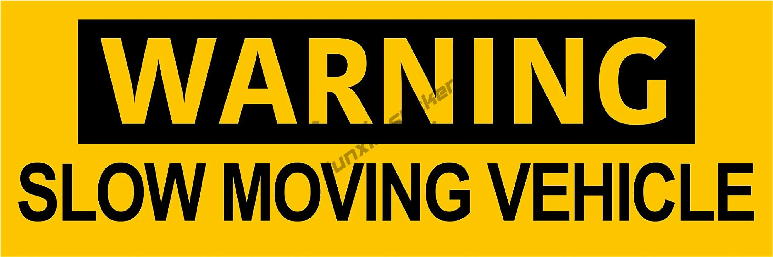Yellow Warning Slow Moving Vehicle Bumper Sticker Vehicle Decals, Safety Vinyl, Warning Drivers Cars, Semis, Trucks and Vans
Yellow Warning Slow Moving Vehicle Bumper Sticker Vehicle Decals, Safety Vinyl, Warning Drivers Cars, Semis, Trucks and Vans