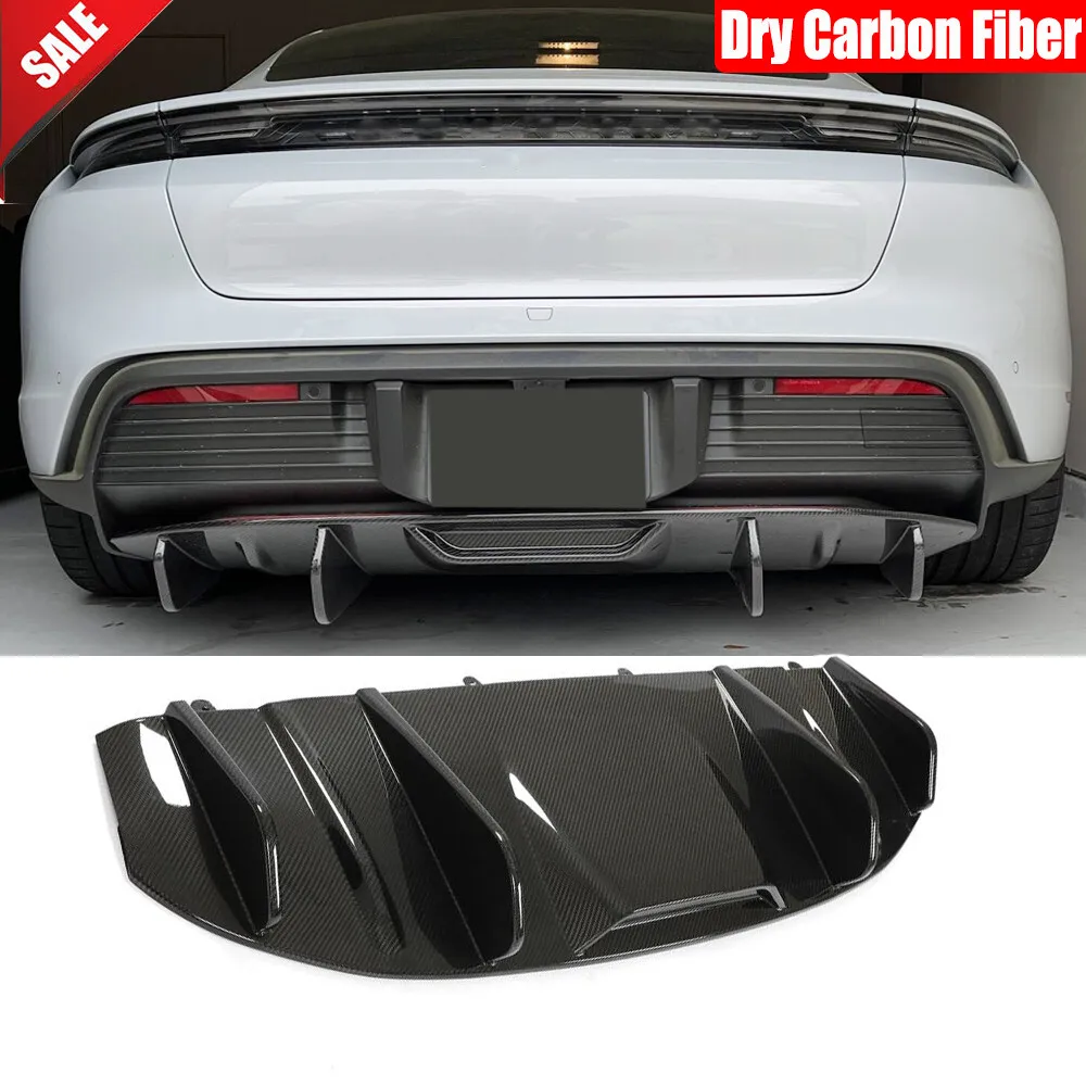 For Porsche Taycan 9J1 2019-2026 Dry Carbon Fiber Rear Bumper Diffuser Lip kits
For Porsche Taycan 9J1 2019-2026 Dry Carbon Fiber Rear Bumper Diffuser Lip kits