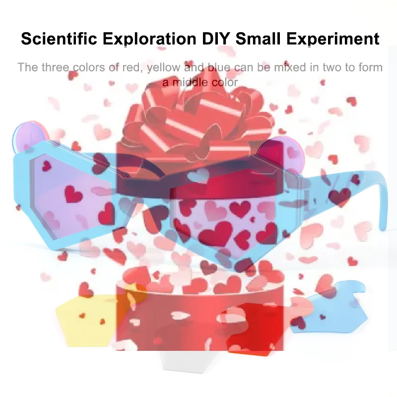 Scientific Experiment Color Changing Glasses Three Primary Color Optical Physics Science Experiment Kid Teaching Educational Toy
Scientific Experiment Color Changing Glasses Three Primary Color Optical Physics Science Experiment Kid Teaching Educational Toy
