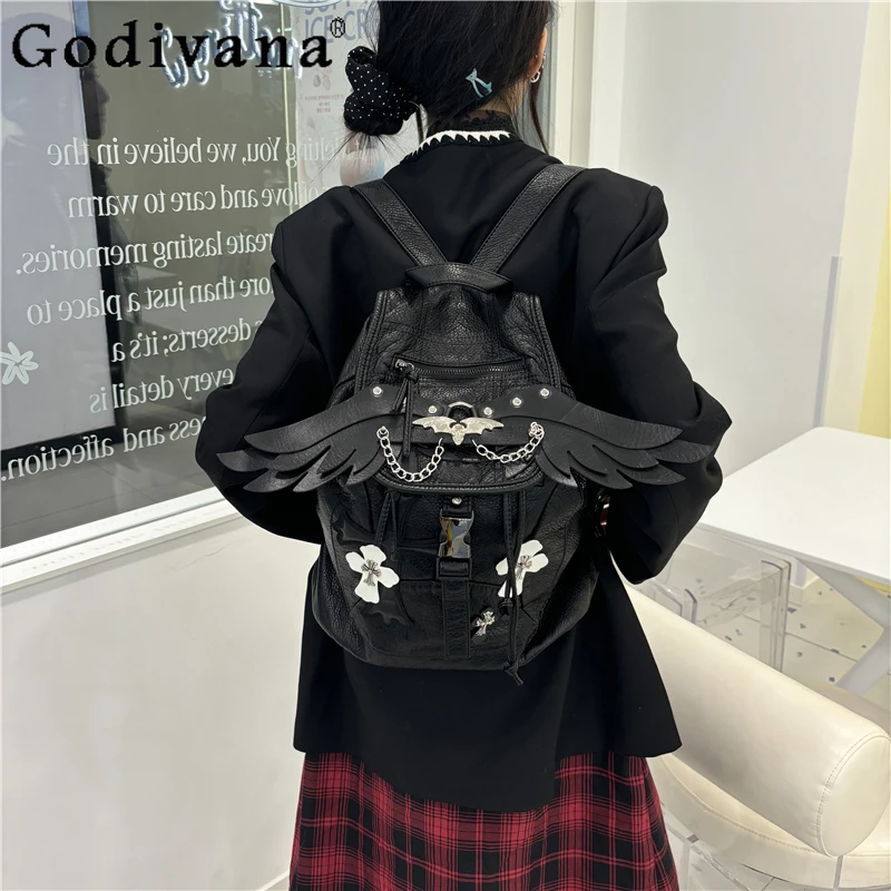 Y2K Subculture Japanese Original Sweet and Cool Girl Large Capacity Backpack Millennial Daily Commute Computer Backpack
Y2K Subculture Japanese Original Sweet and Cool Girl Large Capacity Backpack Millennial Daily Commute Computer Backpack