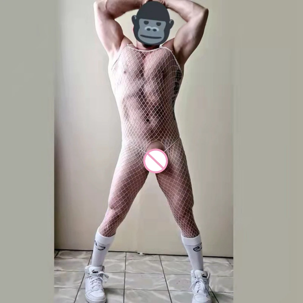 Чулки для тела с вырезами, черный человек, прозрачная сетчатая одежда для геев, сексуальное женское белье, боди, цельные чулки, эротические костюмы Сисси
Чулки для тела с вырезами, черный человек, прозрачная сетчатая одежда для геев, сексуальное женское белье, боди, цельные чулки, эротические костюмы Сисси