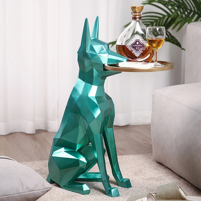 Nordic Home Decoration Doberman Dog Statue Large Animal Tray Sculpture Resin Crafts Extravagant Gift Living Room Porch Ornaments
Nordic Home Decoration Doberman Dog Statue Large Animal Tray Sculpture Resin Crafts Extravagant Gift Living Room Porch Ornaments