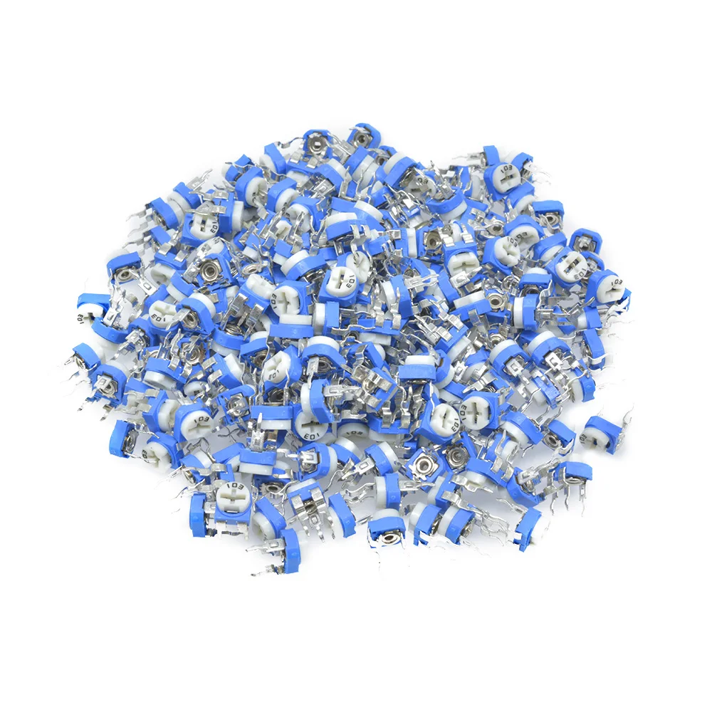 10PCS RM065 100R 200R 500R 1K 2K 2.2K 3K 5K 10K 20K 50K 100K 500K 1M Ohm RM-065 Trimpot Trimmer Potentiometer Variable Resistor
10PCS RM065 100R 200R 500R 1K 2K 2.2K 3K 5K 10K 20K 50K 100K 500K 1M Ohm RM-065 Trimpot Trimmer Potentiometer Variable Resistor