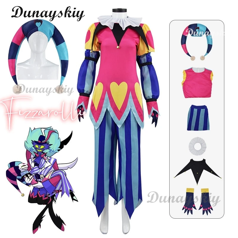 Fizzarolli Cosplay Costume Clothes Uniform Cosplay Demon Devil Hell Halloween Party Performance Dress Unisex Stage Costume
Fizzarolli Cosplay Costume Clothes Uniform Cosplay Demon Devil Hell Halloween Party Performance Dress Unisex Stage Costume