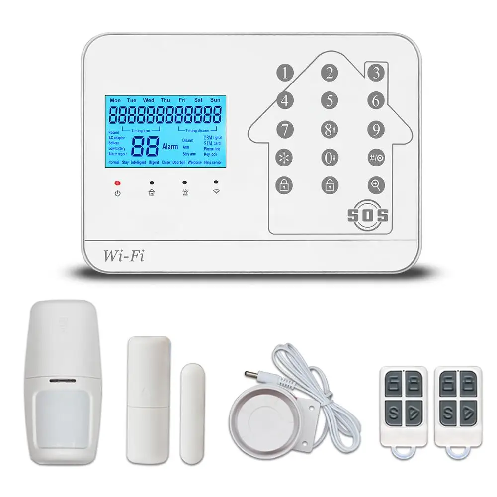 Anti-intrusion Sensor Smart Home WiFi Alarm System Touch Alarm System with Alarm System
Anti-intrusion Sensor Smart Home WiFi Alarm System Touch Alarm System with Alarm System