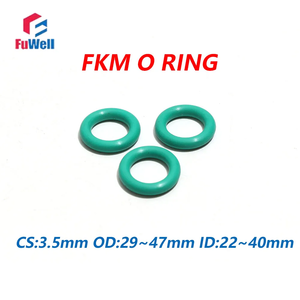 Fuwell 200 шт. CS 3,5 мм FKM уплотнительные кольца из фторкаучука, высокотемпературные химически стойкие уплотнительные прокладки для промышленного использования, наружный диаметр 29-47 мм
Fuwell 200 шт. CS 3,5 мм FKM уплотнительные кольца из фторкаучука, высокотемпературные химически стойкие уплотнительные прокладки для промышленного использования, наружный диаметр 29-47 мм