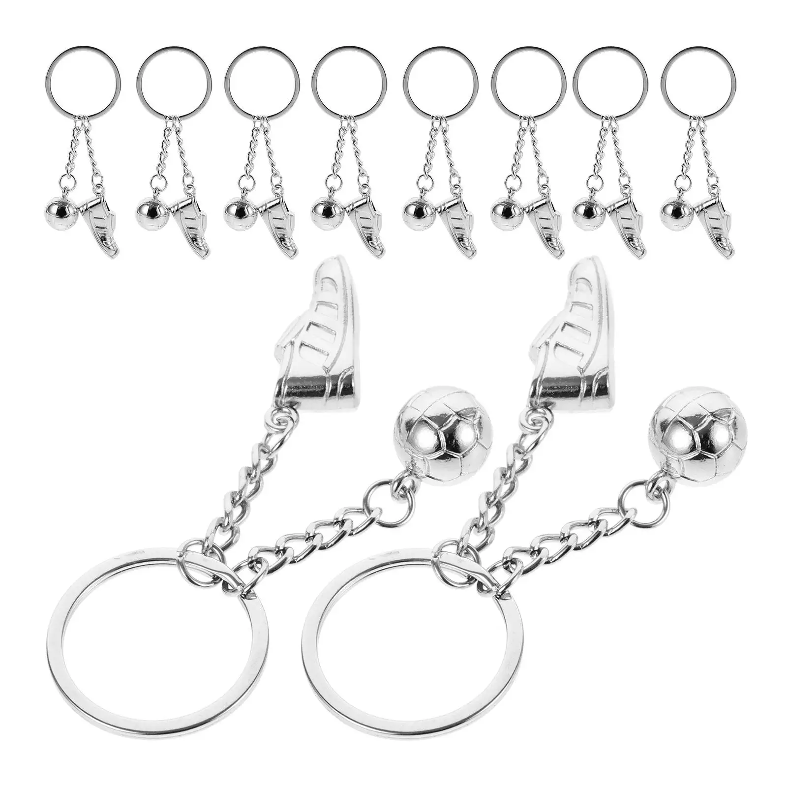 8 Pcs Football Keychain Creative Shoes Design Keyring Hanging for Boys Kids Sports Gifts Key Holder Decor Accessories
8 Pcs Football Keychain Creative Shoes Design Keyring Hanging for Boys Kids Sports Gifts Key Holder Decor Accessories