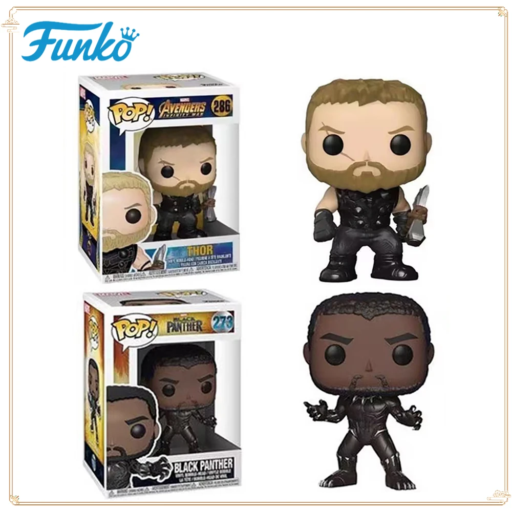 FUNKO POP Avengers Toy Action Figures Hero Doll Thor Black Panther Model Boys Christmas Collection Gifts Fun Desktop Decoration
FUNKO POP Avengers Toy Action Figures Hero Doll Thor Black Panther Model Boys Christmas Collection Gifts Fun Desktop Decoration