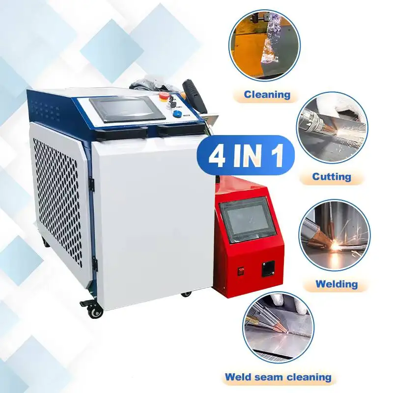 Price For Metal 4 In 1 1500W Welding Cleaning Cutting Machine 2000W 3000W Laser Welders
Price For Metal 4 In 1 1500W Welding Cleaning Cutting Machine 2000W 3000W Laser Welders