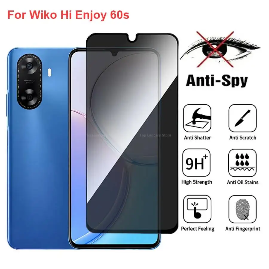 Enjoy 60S GAR-AN60 Anti Spy Privacy Tempered Glass Screen Protector Compatible For Wiko Hi Enjoy60s Phone Film
Enjoy 60S GAR-AN60 Anti Spy Privacy Tempered Glass Screen Protector Compatible For Wiko Hi Enjoy60s Phone Film