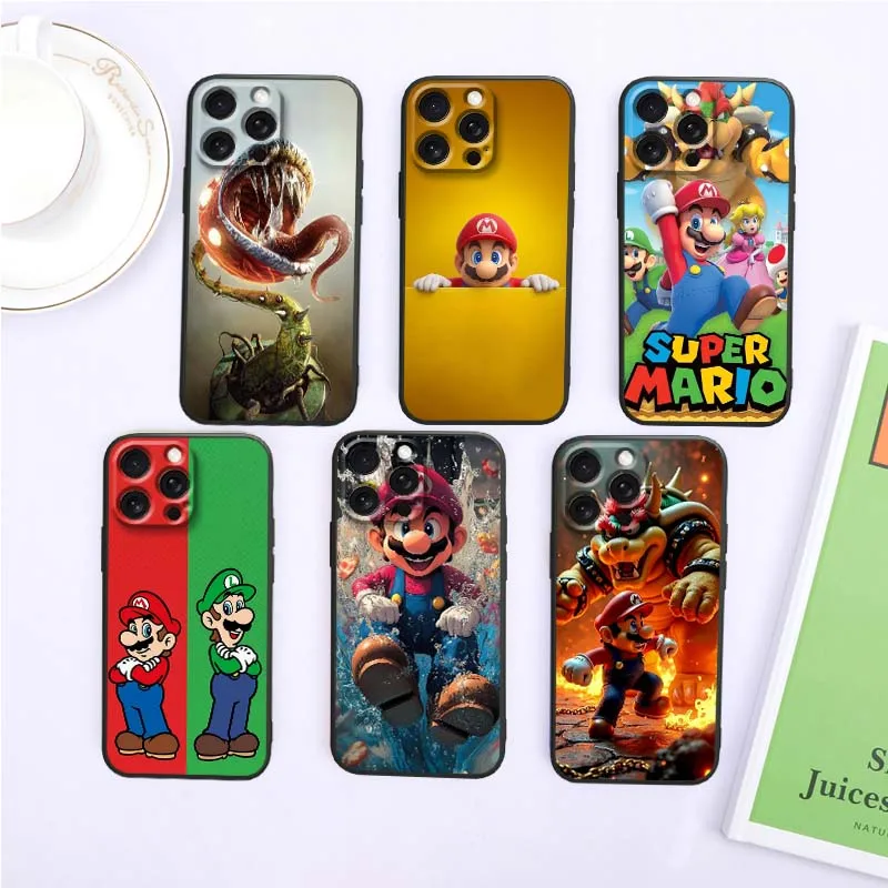 M-Marios Popular Art Cartoon For Apple iPhone 17 16 16E 15 14 13 12 11 Air Pro Max Plus Black Soft Silicone Cover Phone Case
M-Marios Popular Art Cartoon For Apple iPhone 17 16 16E 15 14 13 12 11 Air Pro Max Plus Black Soft Silicone Cover Phone Case