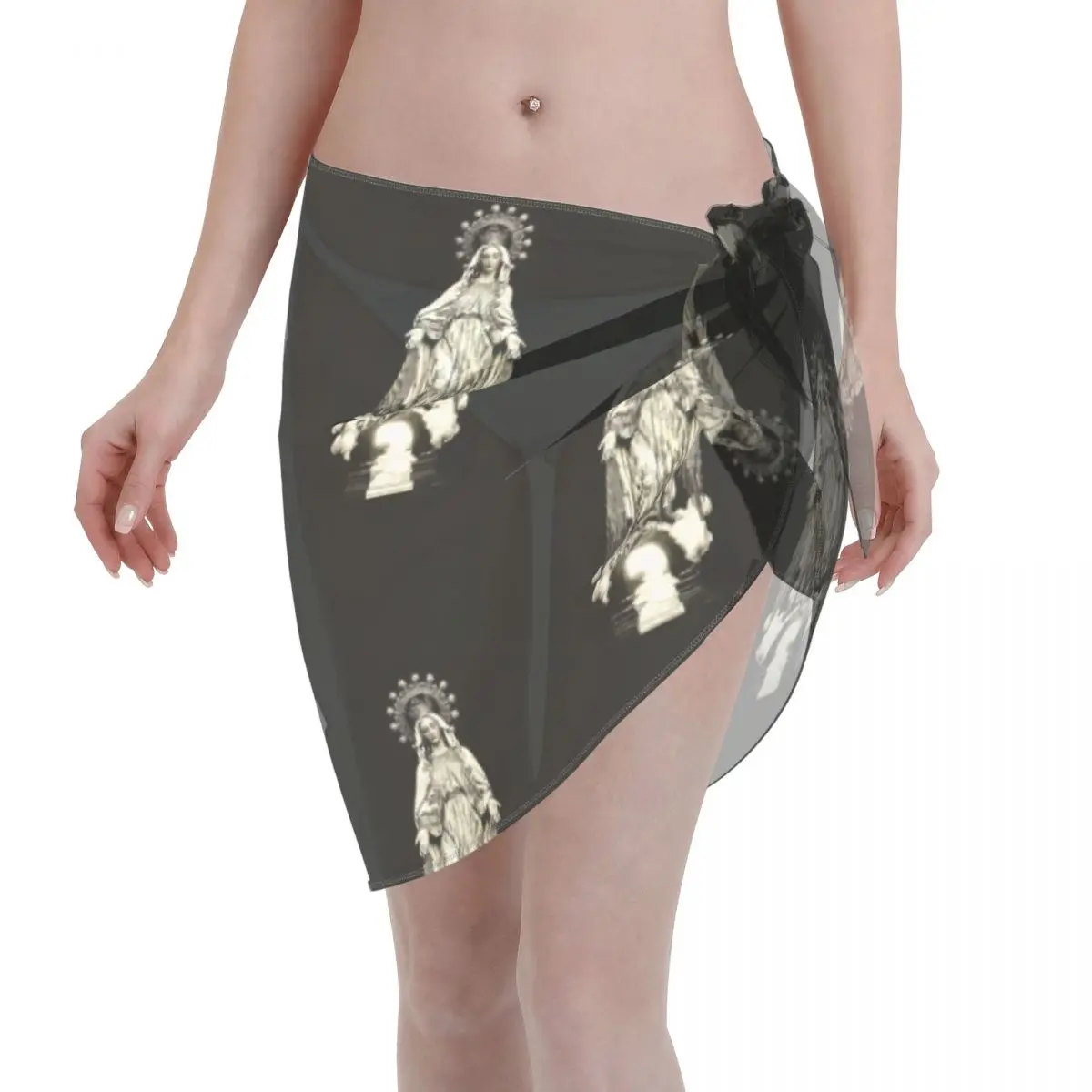 Custom Aestethic Virgin Mary Beach Bikini Wrap See-Through Bikini Beach dresses Short Skirt Chiffon Scarf Cover up For Women
Custom Aestethic Virgin Mary Beach Bikini Wrap See-Through Bikini Beach dresses Short Skirt Chiffon Scarf Cover up For Women