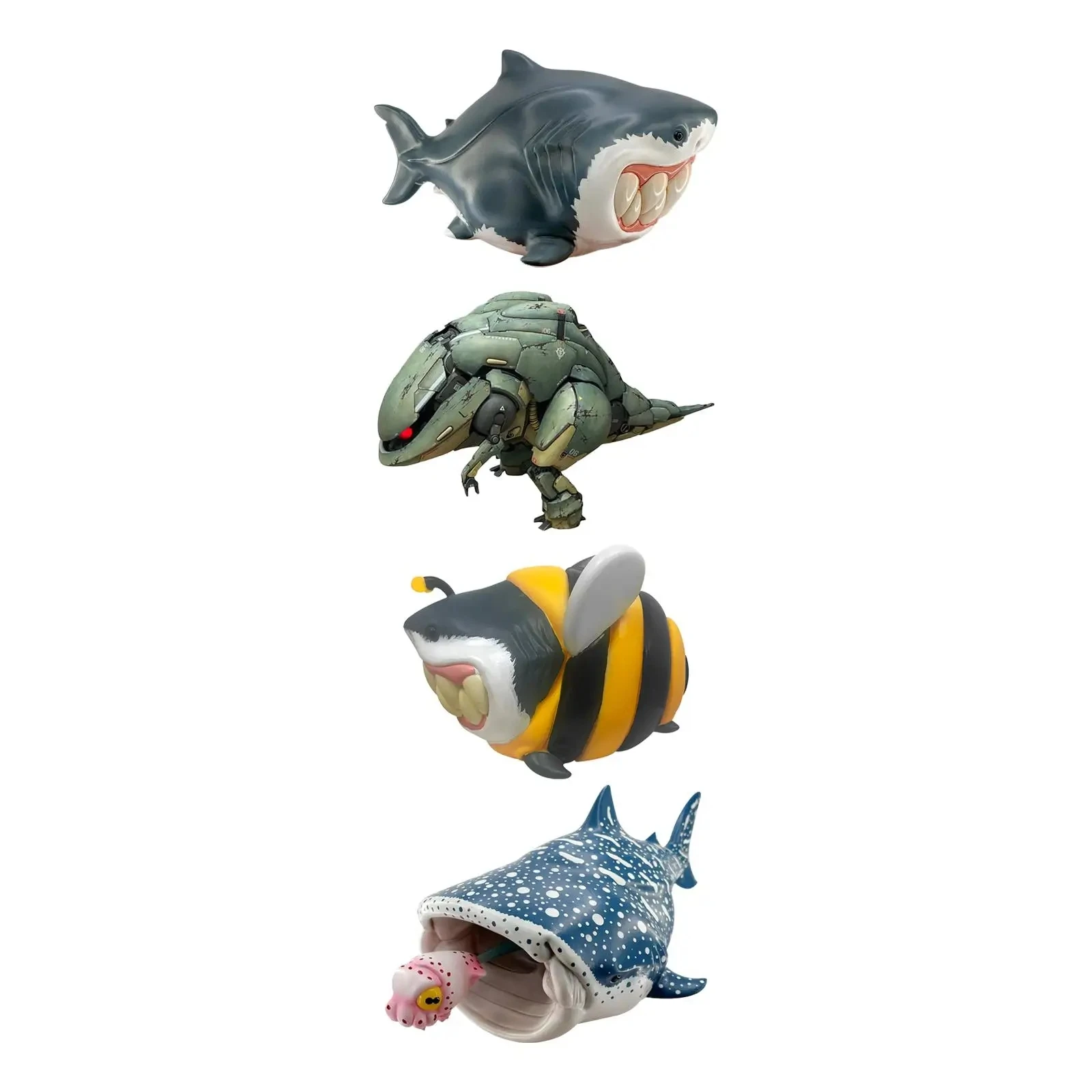 Realistic Animal Sculpture Resin Ornament Cartoon Shark Bee Figurine Tabletop Decor Collectible Shark Statue for Mantel Bookshel
Realistic Animal Sculpture Resin Ornament Cartoon Shark Bee Figurine Tabletop Decor Collectible Shark Statue for Mantel Bookshel