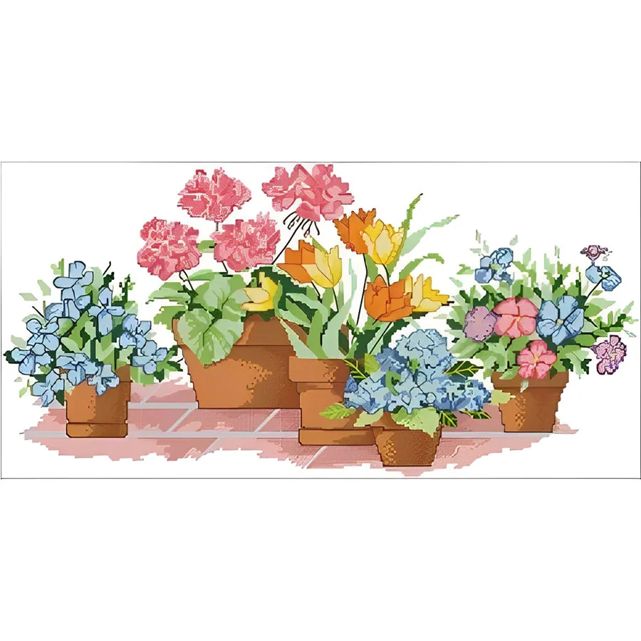 YIXIAO Counted Cross Stitch Kit Cross stitch RS cotton with cross stitch Vervaco Dim 03605 spring terrace
YIXIAO Counted Cross Stitch Kit Cross stitch RS cotton with cross stitch Vervaco Dim 03605 spring terrace