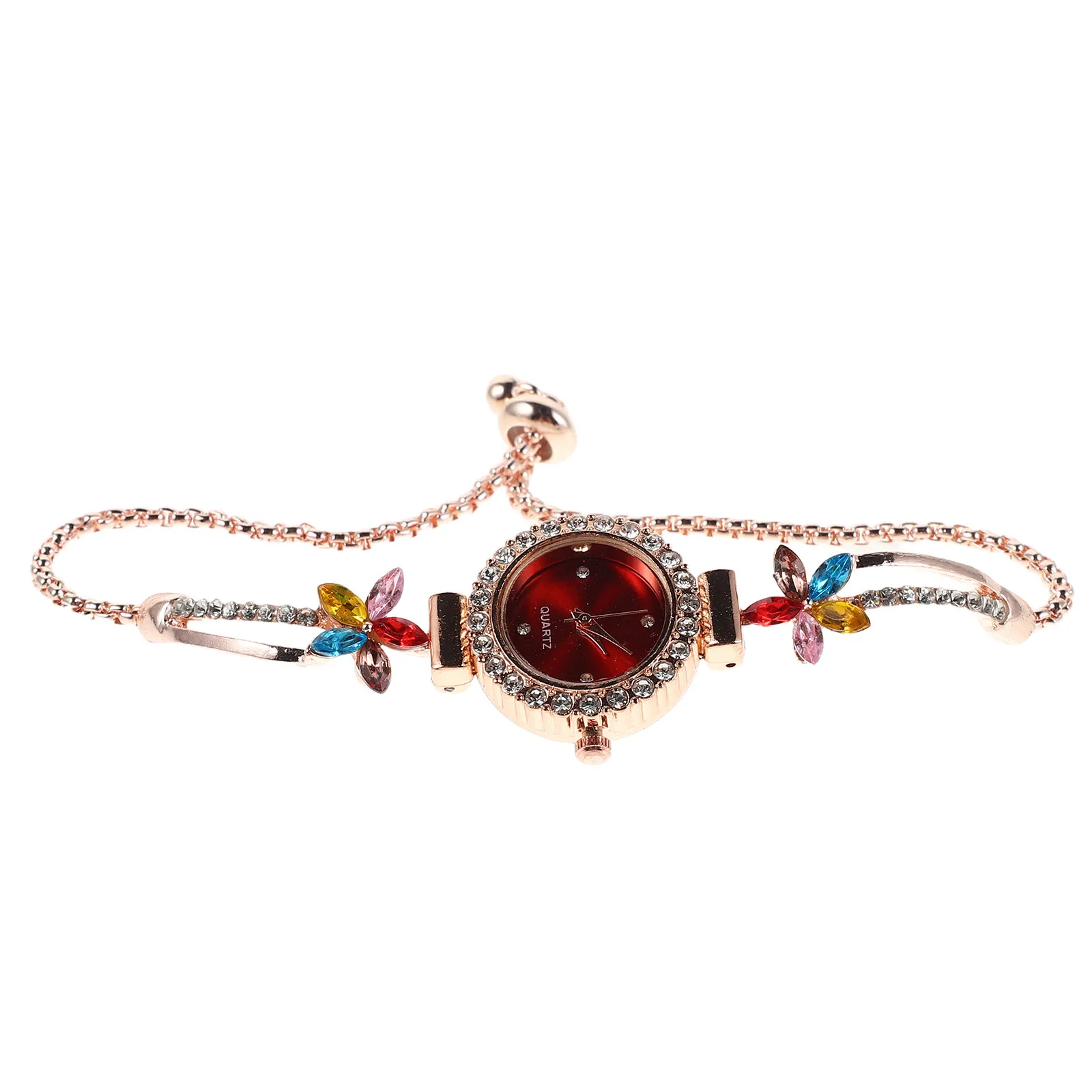 Stylish Women's Quartz Wristwatch Flower Pattern Rhinestone Bracelet Lightweight Comfortable Dress Watch for Everyday Gift
Stylish Women's Quartz Wristwatch Flower Pattern Rhinestone Bracelet Lightweight Comfortable Dress Watch for Everyday Gift