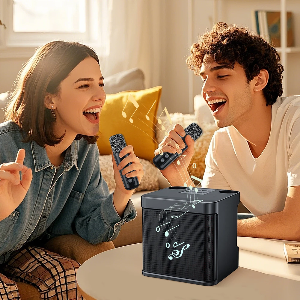 Karaoke Machine Support BT/USB/TF Card/Aux Wireless Karaoke Speaker for Karaoke Party Outdoor Indoor Activities
Karaoke Machine Support BT/USB/TF Card/Aux Wireless Karaoke Speaker for Karaoke Party Outdoor Indoor Activities