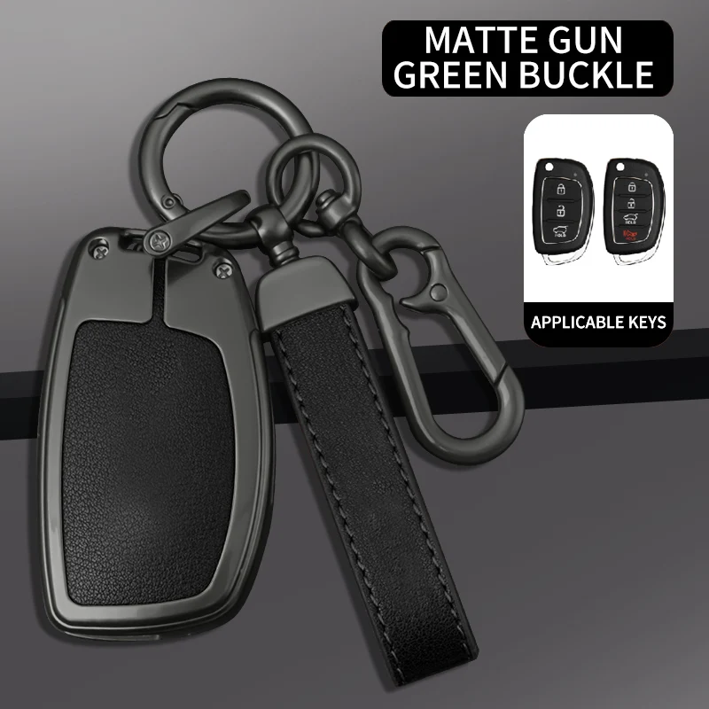 Metal Leather Car Key Case Cover Shell Protector For Hyundai HB20 SANTA FE IX35 IX45 Accent I40 Solaris Car Keychain Accessories
Metal Leather Car Key Case Cover Shell Protector For Hyundai HB20 SANTA FE IX35 IX45 Accent I40 Solaris Car Keychain Accessories