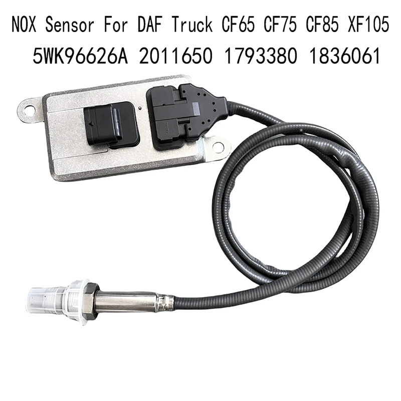 5WK96626A NOX Sensor 24V Nitrogen Oxygen Sensor Accessories For DAF Truck CF65 CF75 CF85 XF105 2011650 1793380 1836061
5WK96626A NOX Sensor 24V Nitrogen Oxygen Sensor Accessories For DAF Truck CF65 CF75 CF85 XF105 2011650 1793380 1836061