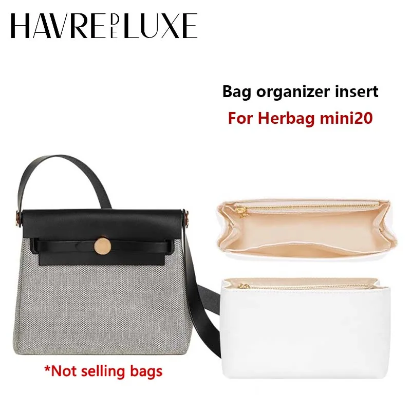 Bag organizer insert for Herbag mini 20 31 YKK zipper DuPont paper storage bag support handbag liner bags accessories
Bag organizer insert for Herbag mini 20 31 YKK zipper DuPont paper storage bag support handbag liner bags accessories