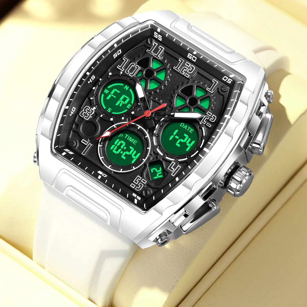 FOXBOX Водонепроницаемый будильник Мужские брендовые новые электронные часы Цифровые многофункциональные модные трендовые мужские кварцевые наручные часы
FOXBOX Водонепроницаемый будильник Мужские брендовые новые электронные часы Цифровые многофункциональные модные трендовые мужские кварцевые наручные часы