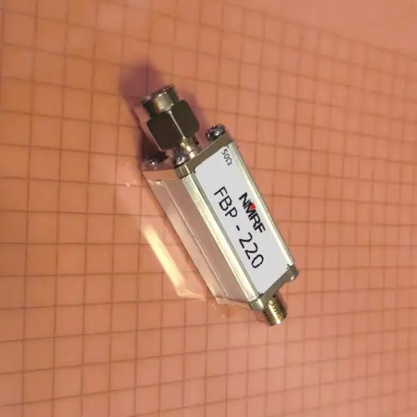 220MHz dedicated band LC bandpass filter,SMA interface, 1dB bandwidth 20MHz
220MHz dedicated band LC bandpass filter,SMA interface, 1dB bandwidth 20MHz